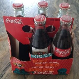 Superbowl XXXII Coca Cola Bottles